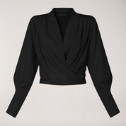 Marisol Hightower | V-Neck Puff Sleeve Blouse For Women