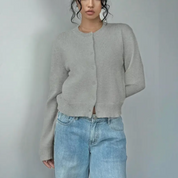 Elara Soft Knit Button Cardigan