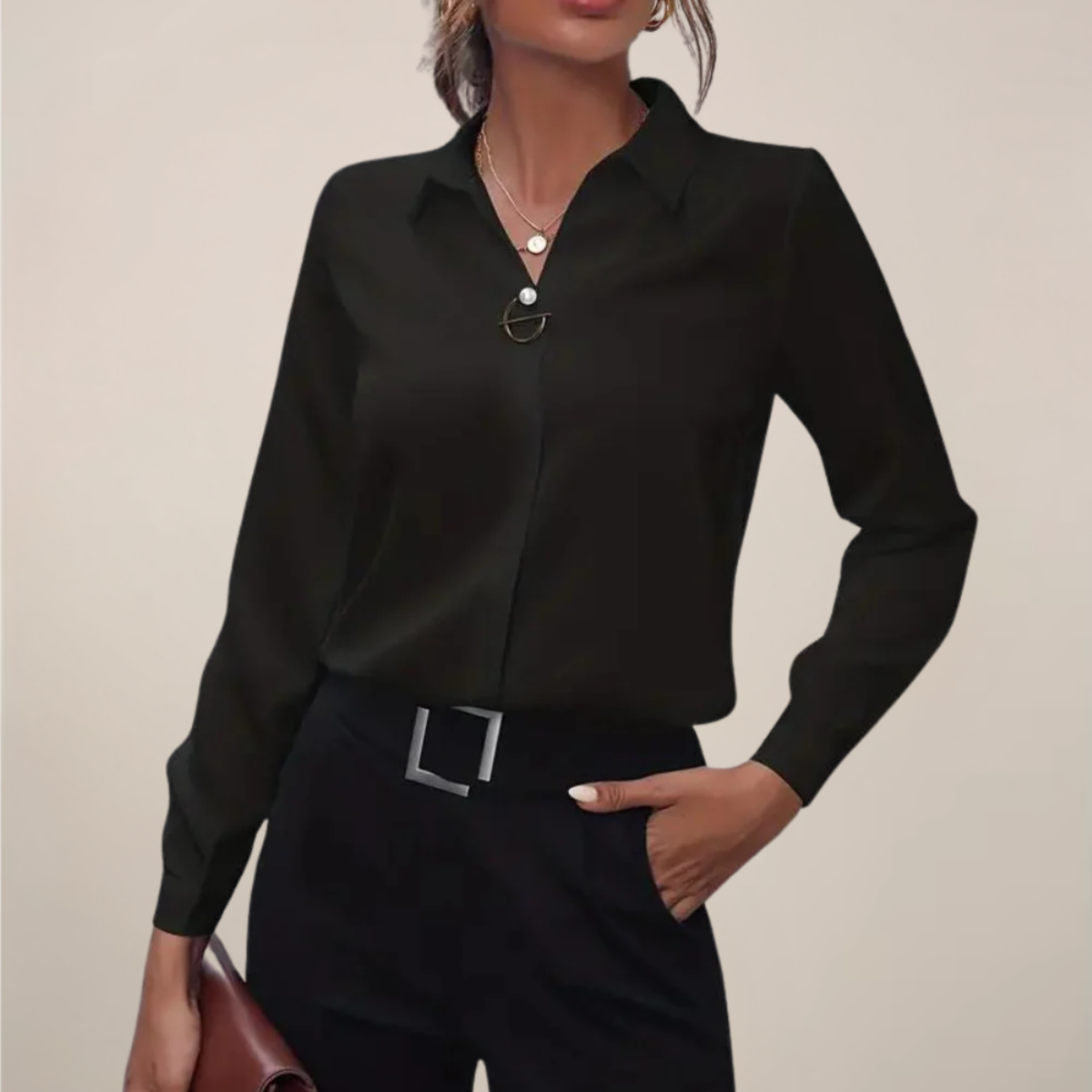 Jimena Rosenberg | Tailored Long Sleeve Blouse For Women