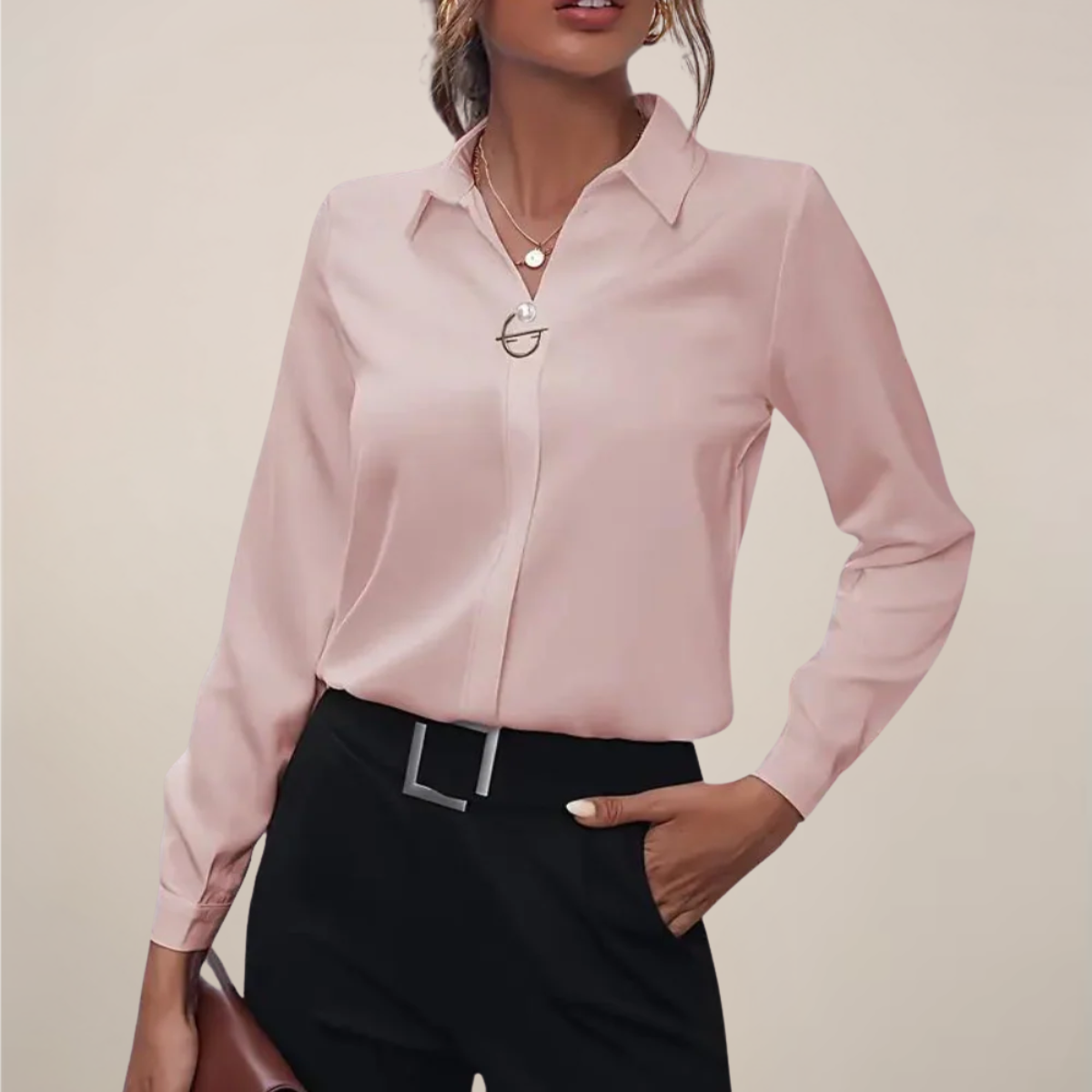 Jimena Rosenberg | Tailored Long Sleeve Blouse For Women