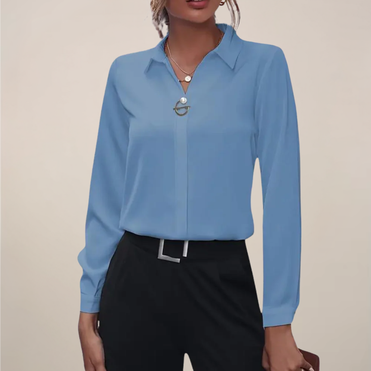 Jimena Rosenberg | Tailored Long Sleeve Blouse For Women