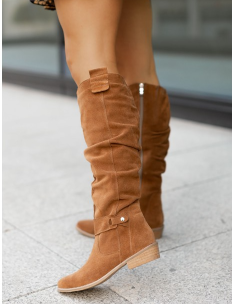 Tabitha McClure | Knee High Suede Boots For Women