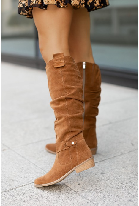Tabitha McClure | Knee High Suede Boots For Women