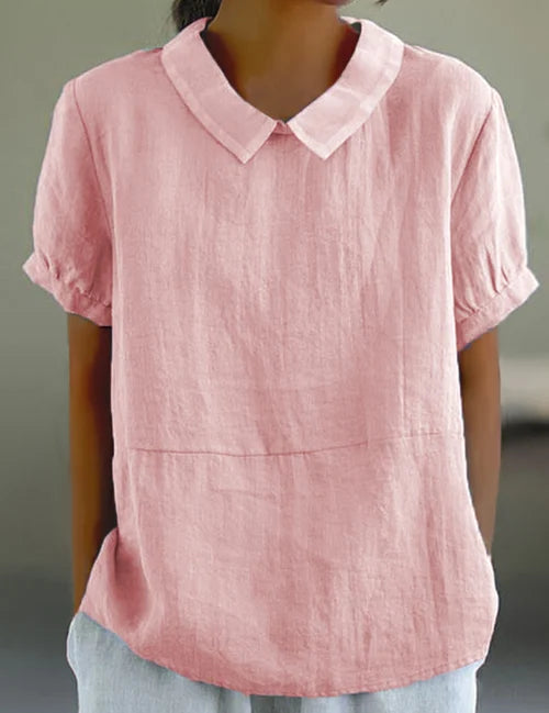 Thalia Rosenfield | Linen Collar Blouse For Women