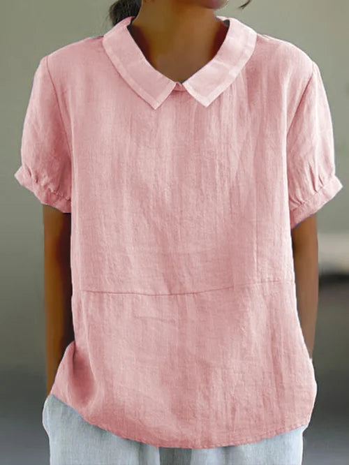 Thalia Rosenfield | Linen Collar Blouse For Women