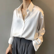 Dayana Silverman | Relaxed Satin Blouse For Women