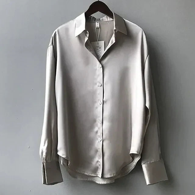 Dayana Silverman | Relaxed Satin Blouse For Women