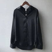 Dayana Silverman | Relaxed Satin Blouse For Women