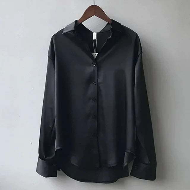 Dayana Silverman | Relaxed Satin Blouse For Women