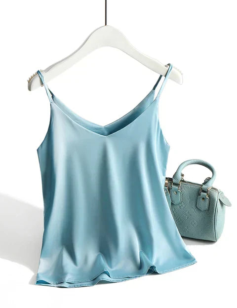 Nayeli Vandermeer | Satin Cami Tank Top For Women