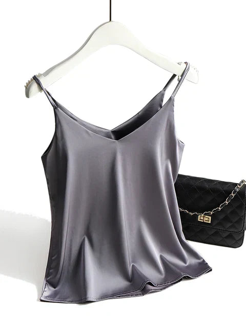 Nayeli Vandermeer | Satin Cami Tank Top For Women