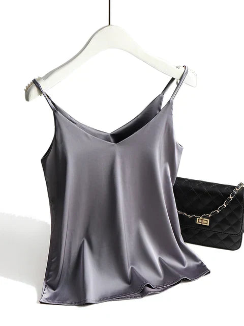 Nayeli Vandermeer | Satin Cami Tank Top For Women