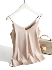 Nayeli Vandermeer | Satin Cami Tank Top For Women