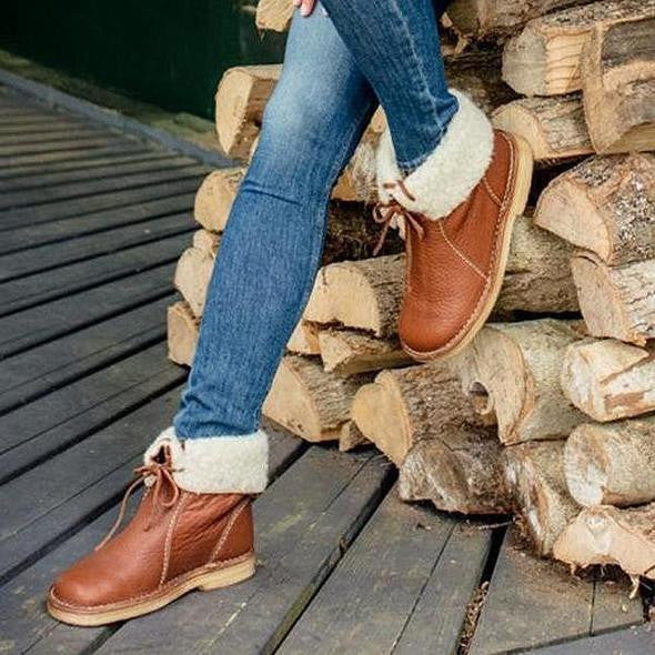Yvonne Abernathy | Lace-Up Winter Boots For Women