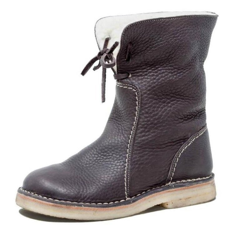 Yvonne Abernathy | Lace-Up Winter Boots For Women
