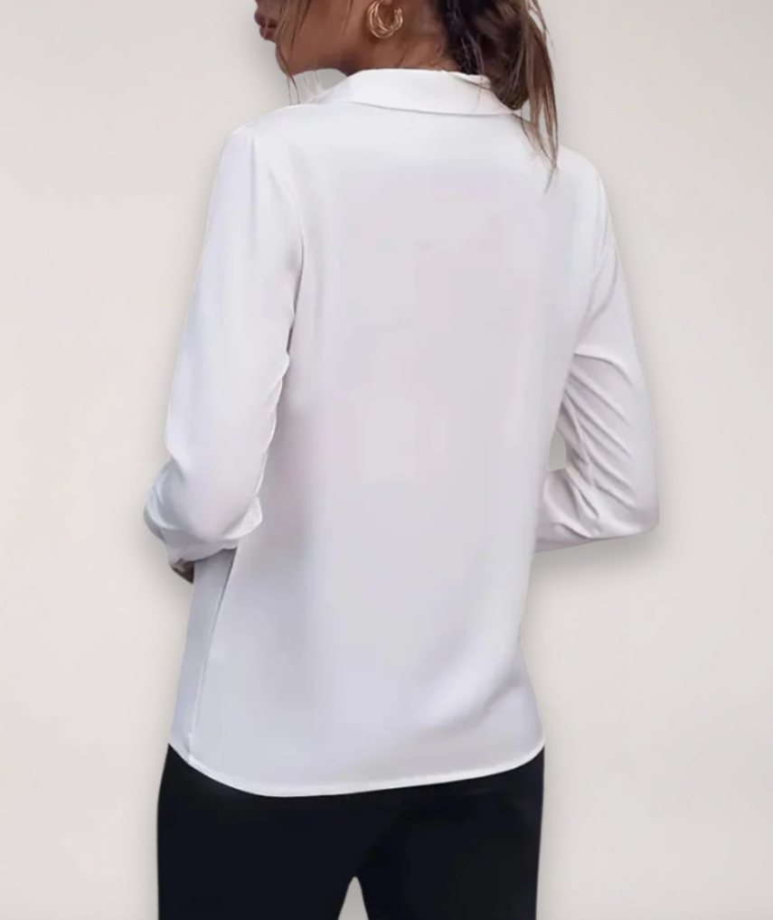 Alondra Kingsbury | Tailored Long Sleeve Blouse For Women