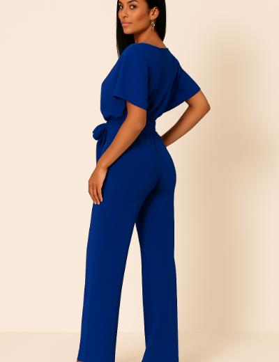 Womens-Tie-Ribbon-Jumpsuit-Short-Sleeved-One-Piece-6.png