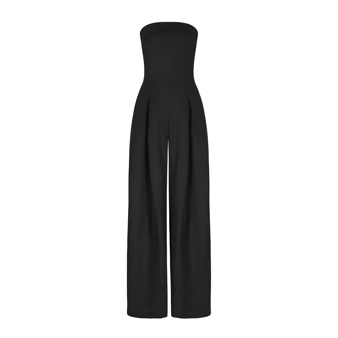 Kara Whitlock | Strapless Wide Leg Jumpsuit For Women