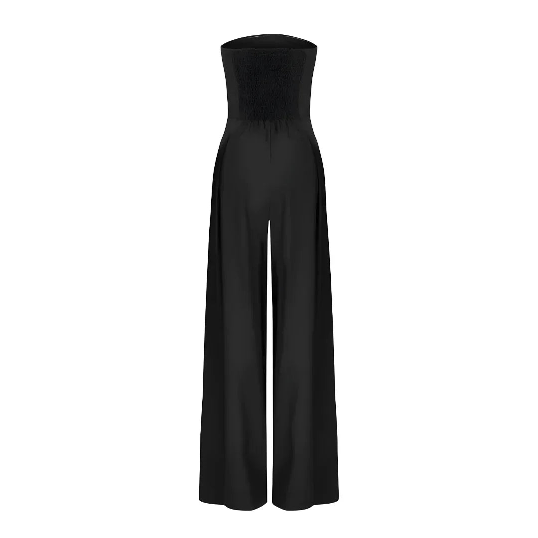 Kara Whitlock | Strapless Wide Leg Jumpsuit For Women