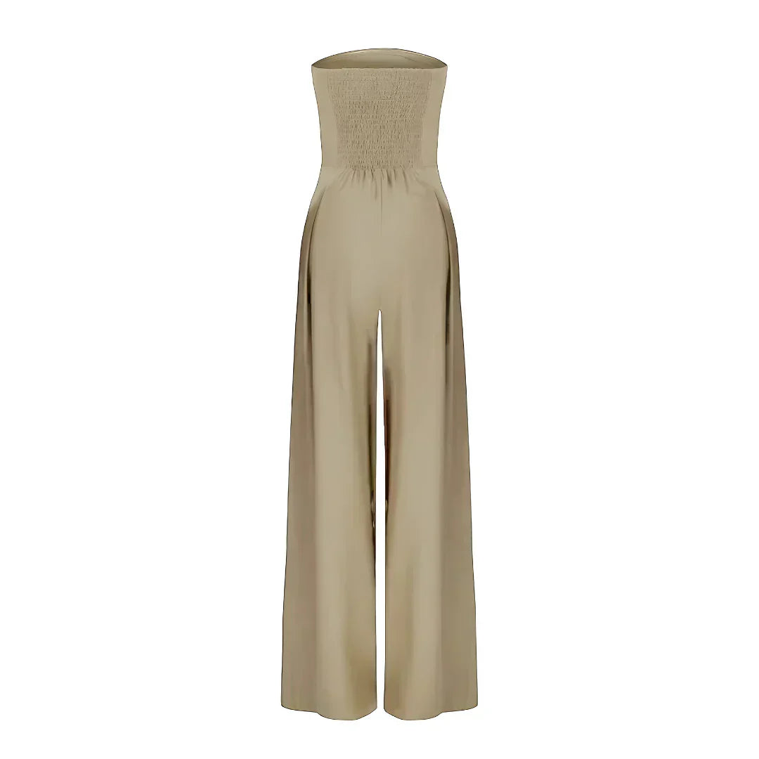 Kara Whitlock | Strapless Wide Leg Jumpsuit For Women