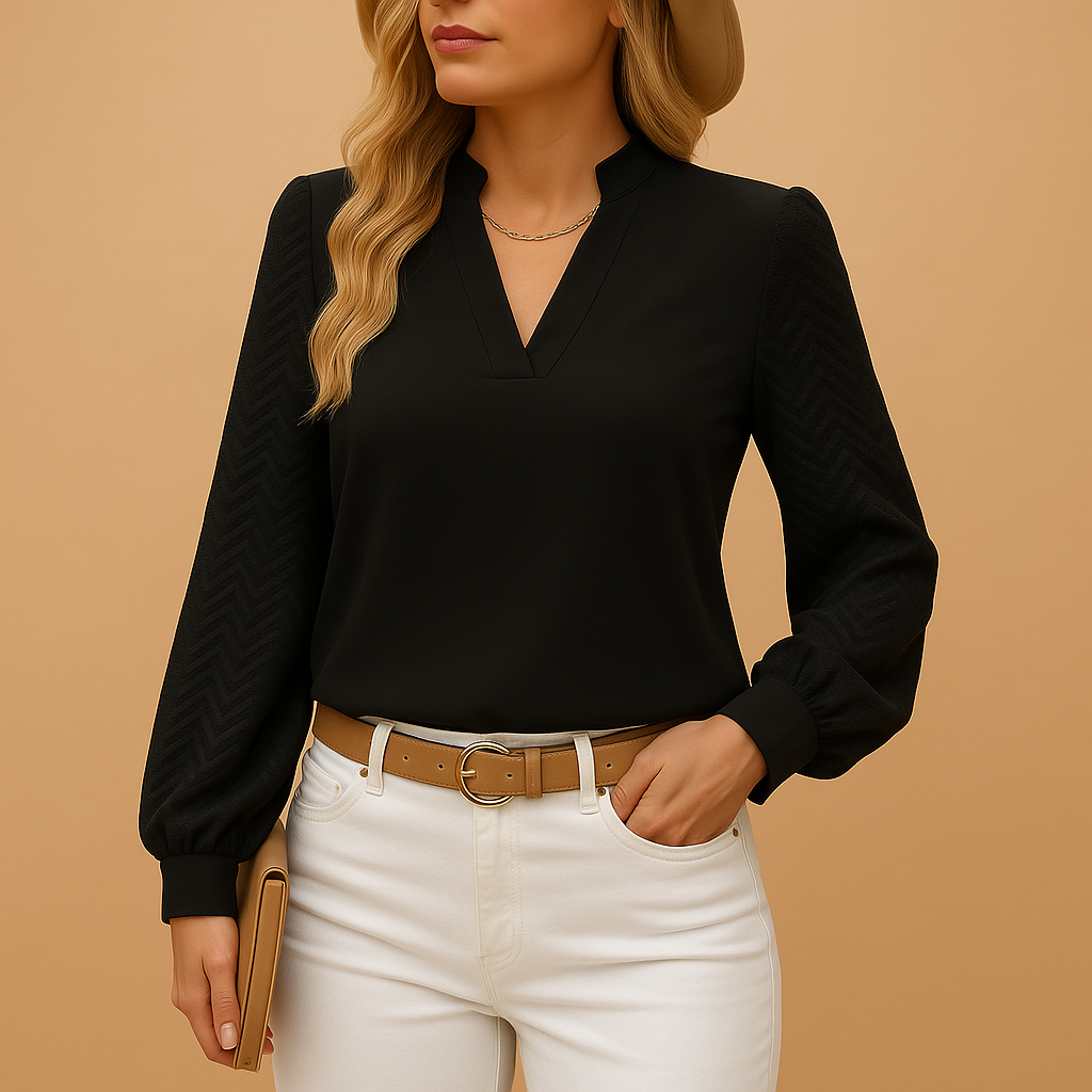 Araceli Whitfield | Elegant V-Neck Blouse For Women