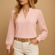 Araceli Whitfield | Elegant V-Neck Blouse For Women