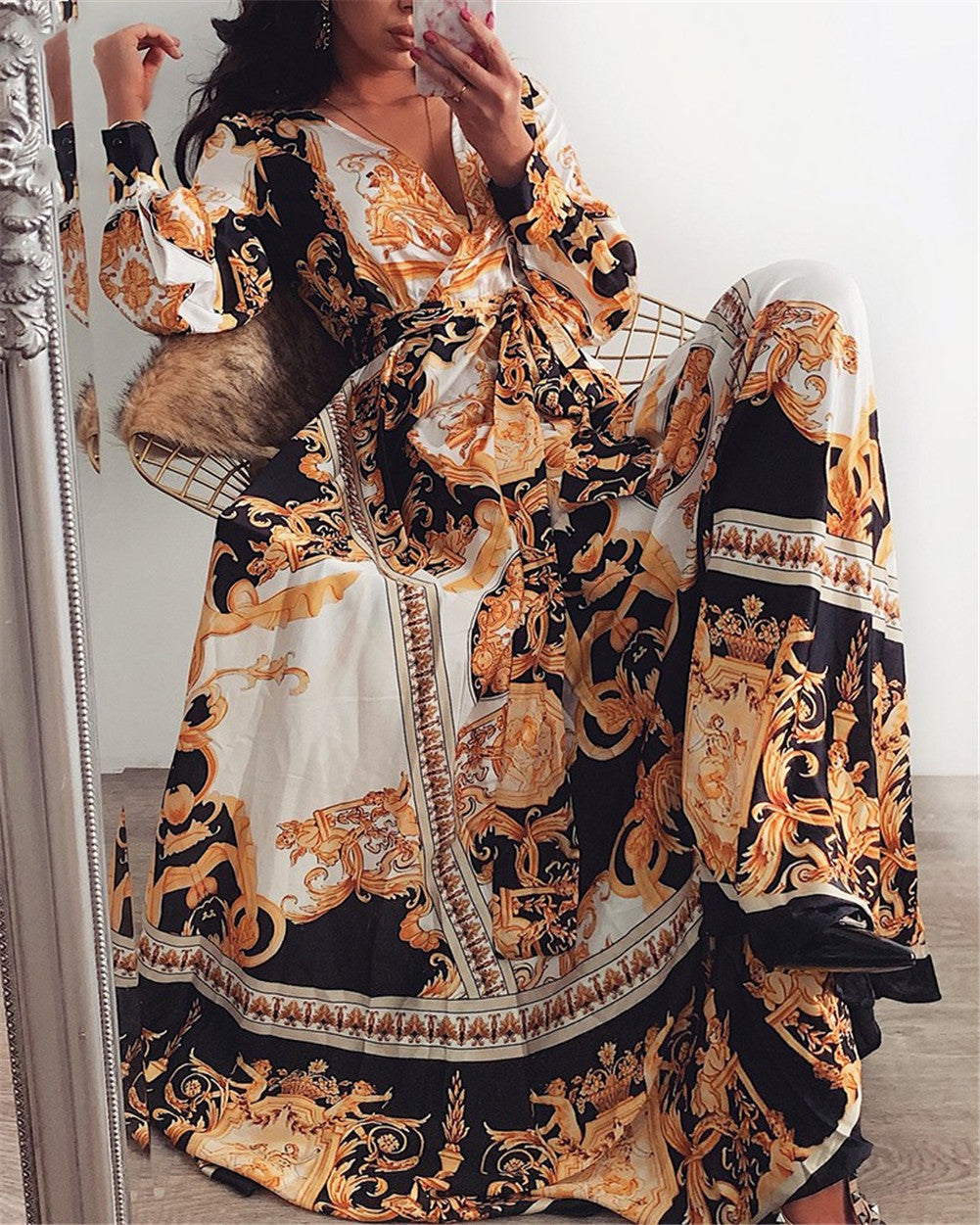 Isabella Conti | Riviera Bohemian Maxi Dress Luxe