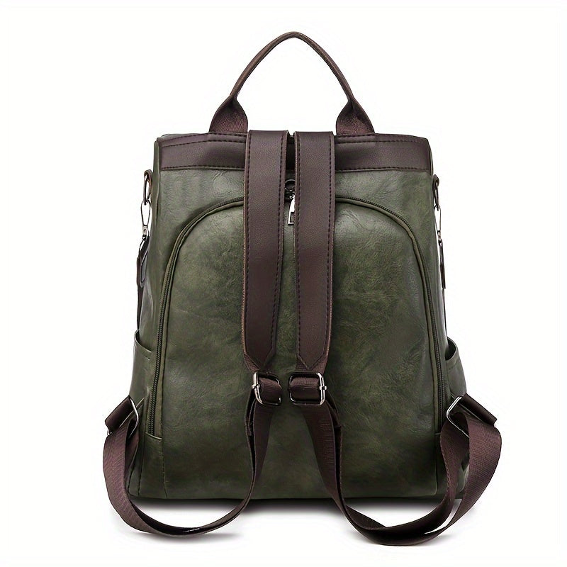 Isabella Vance | Convertible Leather Backpack For Women