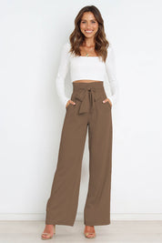Sienna Laurent | High Waist Wide Leg Trousers For Women