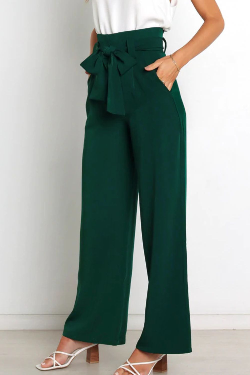Sienna Laurent | High Waist Wide Leg Trousers For Women