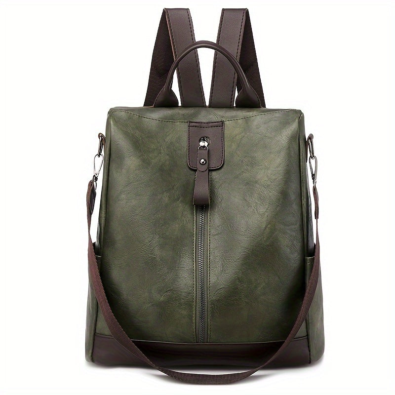 Isabella Vance | Convertible Leather Backpack For Women