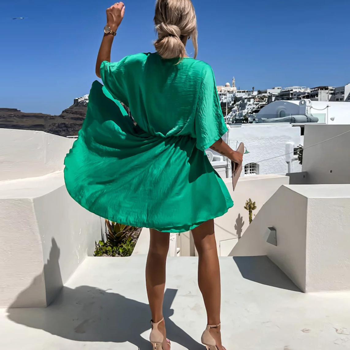 Camille Monroe | Elegant Wrap Mini Dress For Women