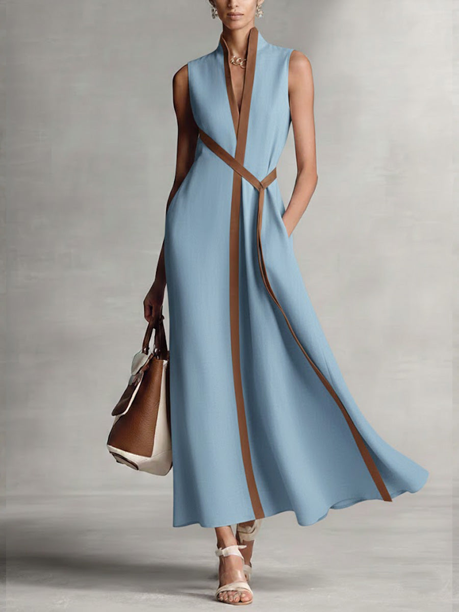 Victoria Bellini | Elegant Sleeveless Maxi Dress For Women