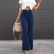 Sienna Laurent | High-Waist Flare Trousers For Women