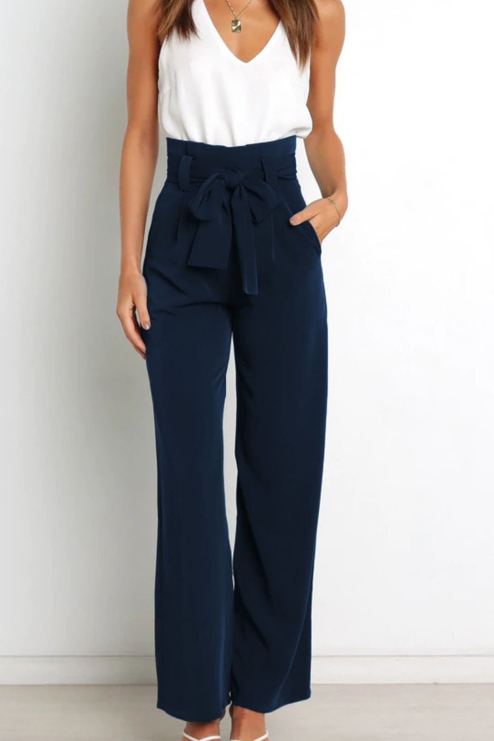 Sienna Laurent | High Waist Wide Leg Trousers For Women