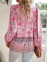 Monique Payne | Boho Floral Blouse For Women