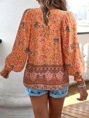 Monique Payne | Boho Floral Blouse For Women