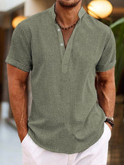 Matteo Sinclair | Textured Summer Shirt For Men