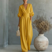 Isabelle Monroe | Elegant Wide Leg Jumpsuit For Women