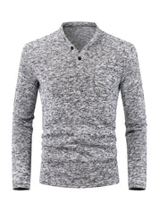 Daniel Moreau | Premium Henley Long Sleeve Shirt