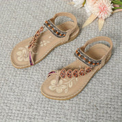 Paige Hancock | Boho Beaded Sandals For Women
