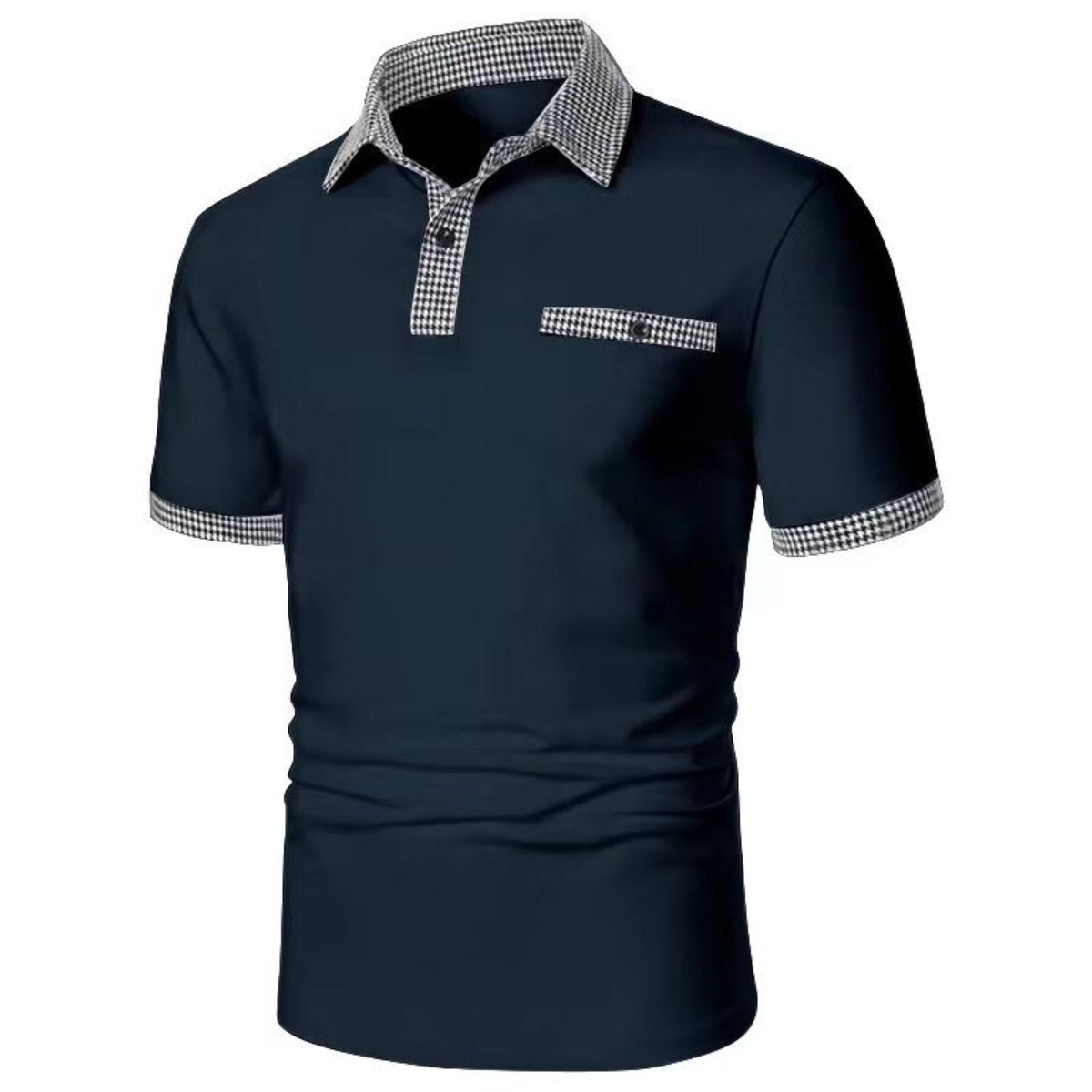 Enzo Whitmore | Contrast Trim Polo Shirt For Men
