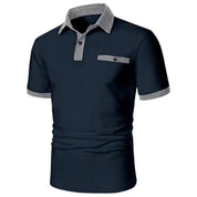 Enzo Whitmore | Contrast Trim Polo Shirt For Men