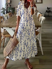 Camille Laurent | Floral Bohemian Maxi Dress For Women