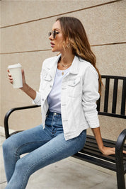 Stephanie | Women's Light-Wash Longsleeve Denim