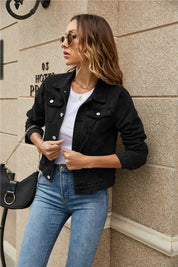 Stephanie | Women's Light-Wash Longsleeve Denim