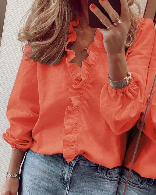 Arabella Kensington | Elegant Ruffle Blouse For Women