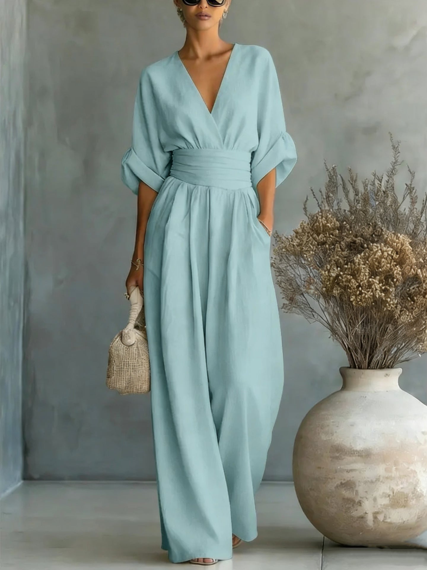 Isabelle Monroe | Elegant Wide Leg Jumpsuit For Women