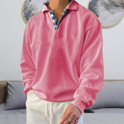 Caleb Monroe | Relaxed Collar Lounge Sweatshirt