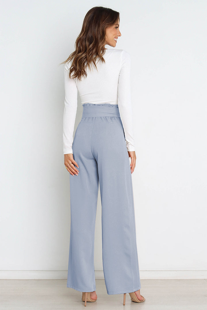 Sienna Laurent | High Waist Wide Leg Trousers For Women